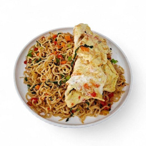 Veg Noddles & Egg